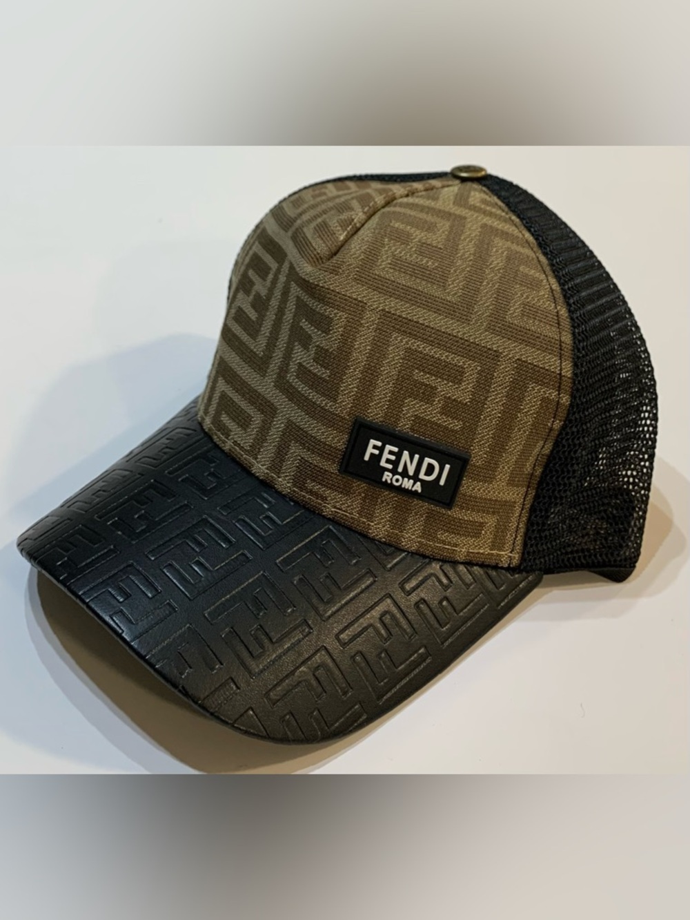 Mesh Back Fendi Hat
